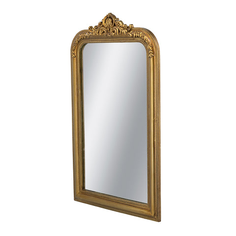 Gold Crest Wall Mirror 37.5"H