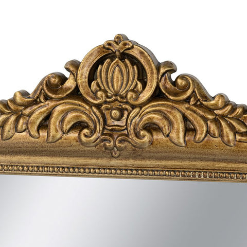 Gold Crest Wall Mirror 37.5"H