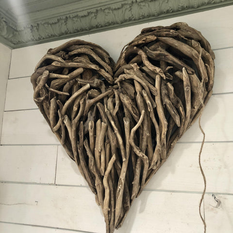 Driftwood Heart Large