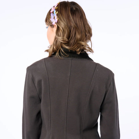 Colonel Floral Jacket - Charcoal