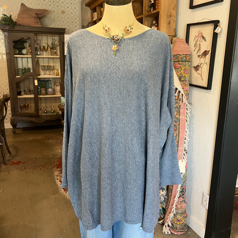 Cami Cable Sweater - Denim