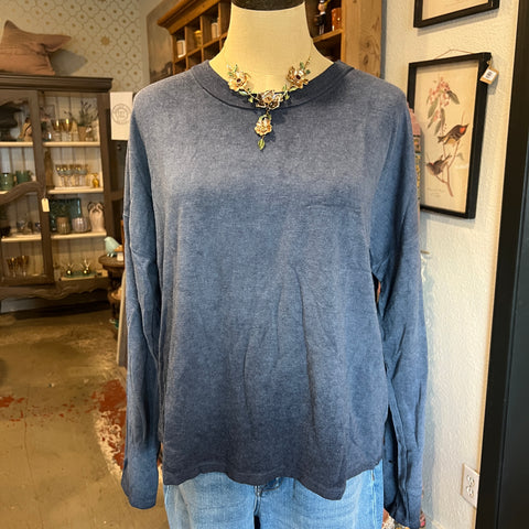 Neeva Knit Top - Navy