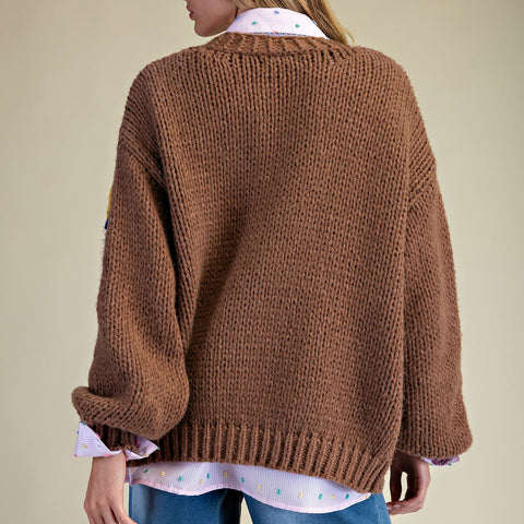 Whitley Cardigan - Mocha