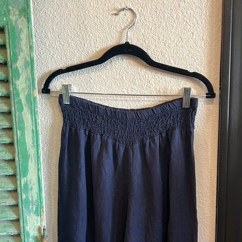 Karamel Linen Palazzo Pant