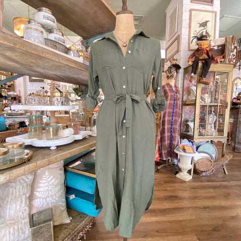 Sundance Pocket Dress - Green
