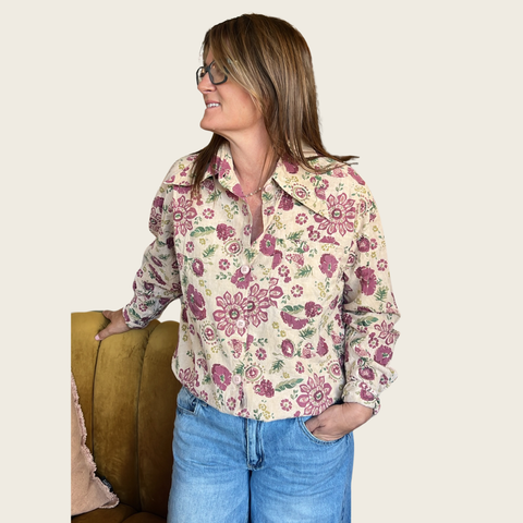 Floral Party Top