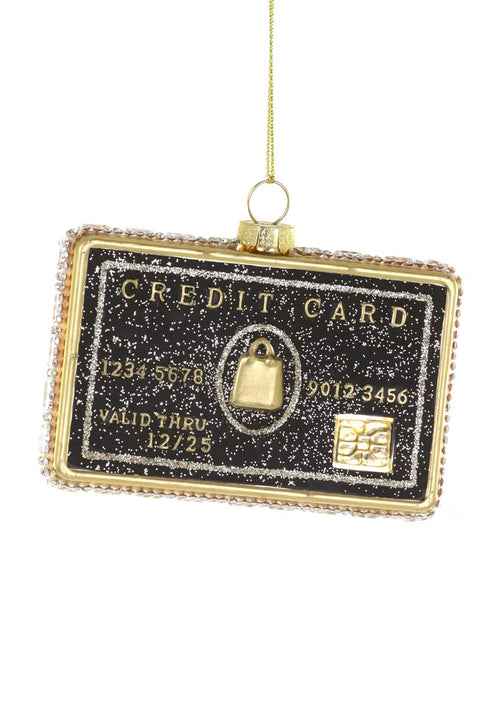 Black Card Ornament