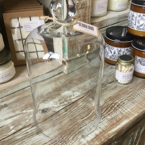 Glass Candle Cover Bell Jar