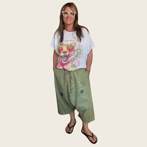 Earthsong Harem Pants - Olive