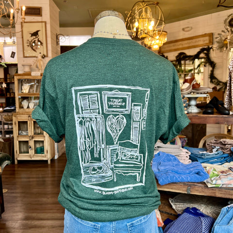 Bloom Tee - Forest Green