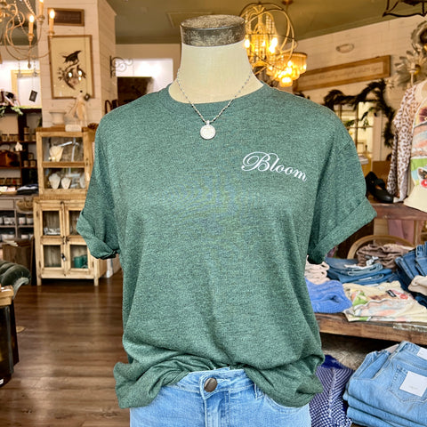Bloom Tee - Forest Green