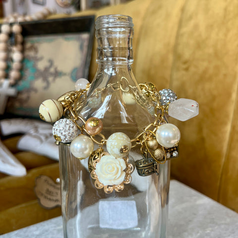 Pearly Charm Bracelet