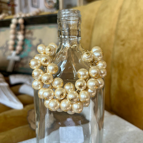 Iconic Pearl Cluster Bracelet