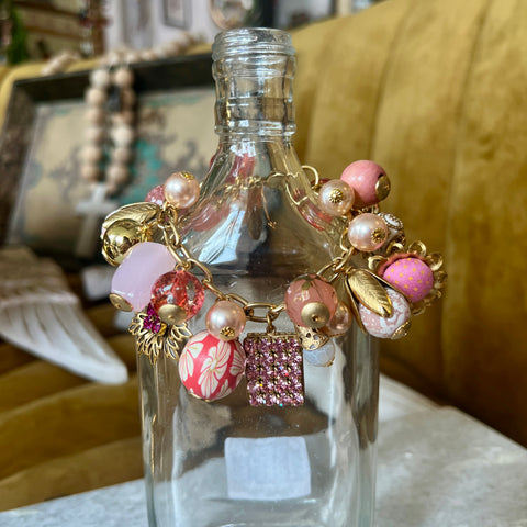 Pink Bauble Bracelet