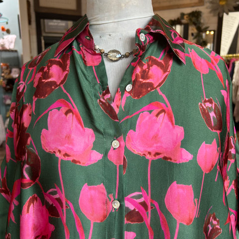 Tulip Trail Button Dress