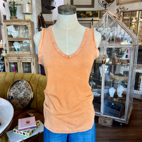 Sequin V-Neck Tank