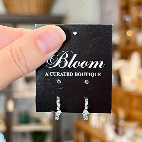 Crystal Hoop Earrings