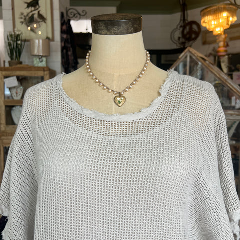 Mesh Cotton Top