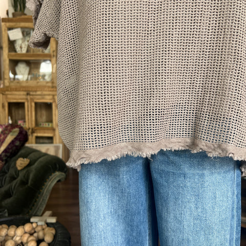 Mesh Cotton Top