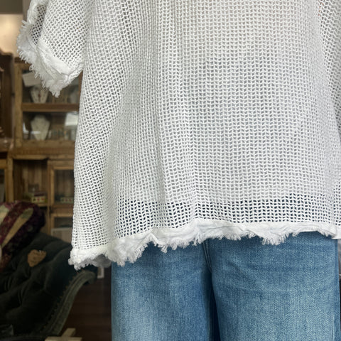 Mesh Cotton Top