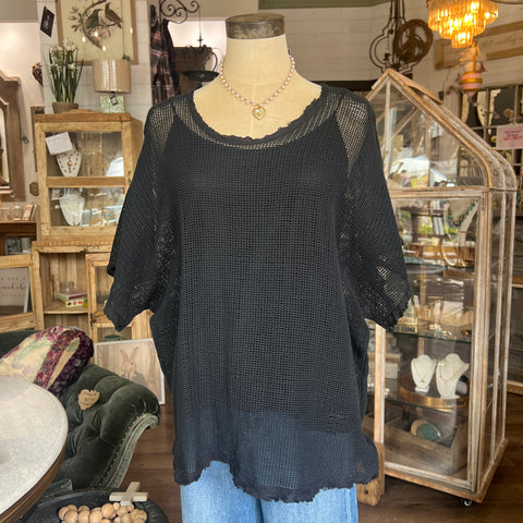Mesh Cotton Top