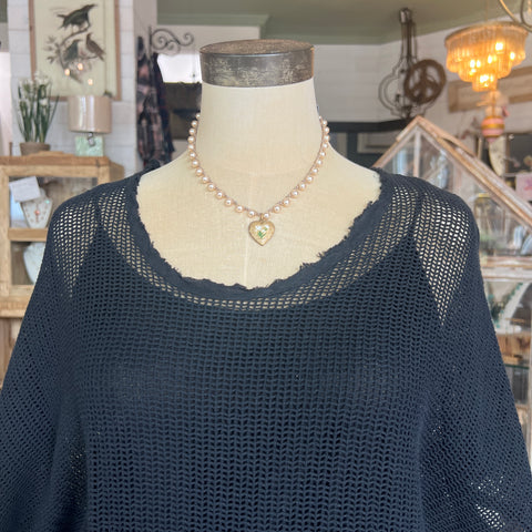 Mesh Cotton Top