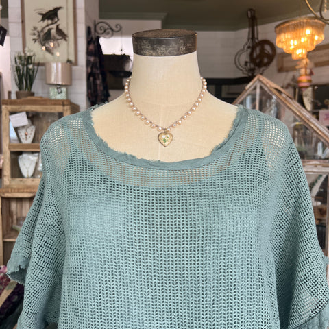 Mesh Cotton Top