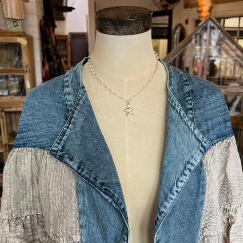 Kasey Cropped Shrug - Latte