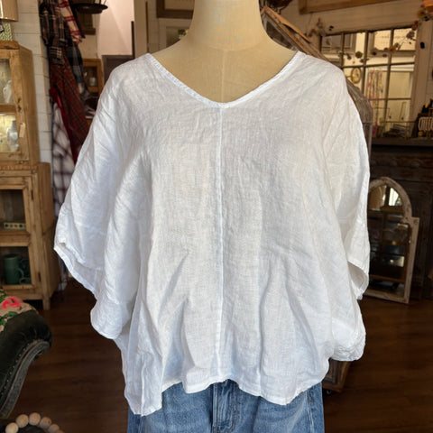 V-Neck Pocket Top