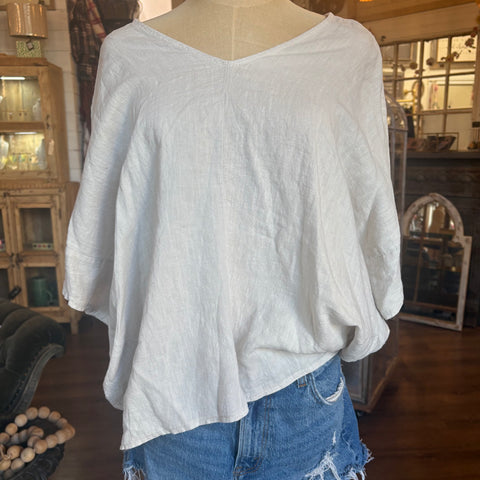 V-Neck Pocket Top