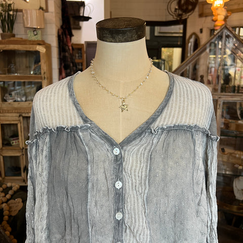 Gretchen Top - Grey