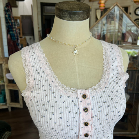 Billie Tank - Blush Floral