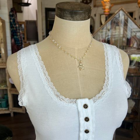 Billie Tank - White
