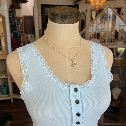 Billie Tank - Powder Blue