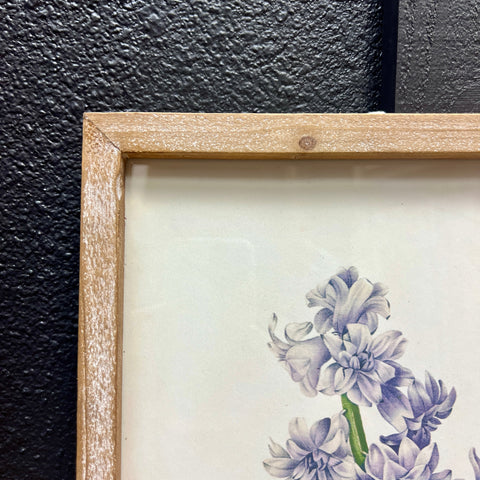 Purple Floral Framed Print
