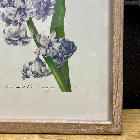 Purple Floral Framed Print