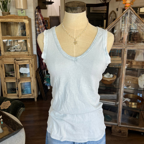 Sequin V-Neck Tank