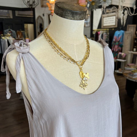 Silk Tank - Shoulder Straps