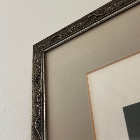 Vintage Portrait in Silver Frame