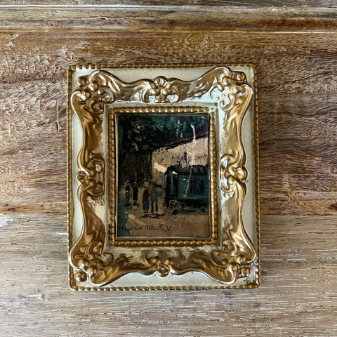 Vintage Inspired Framed Art - Decoupage