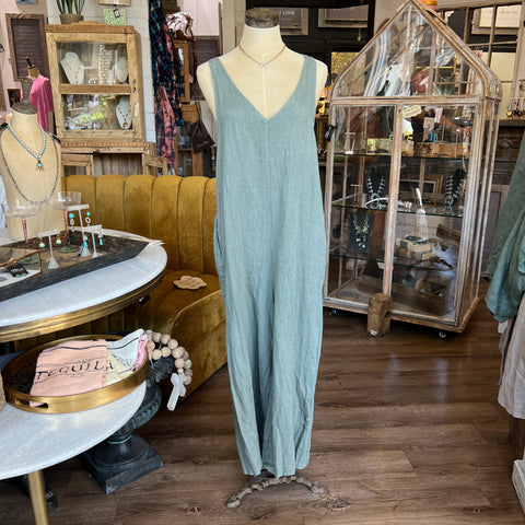 Karamel Linen Jumpsuit