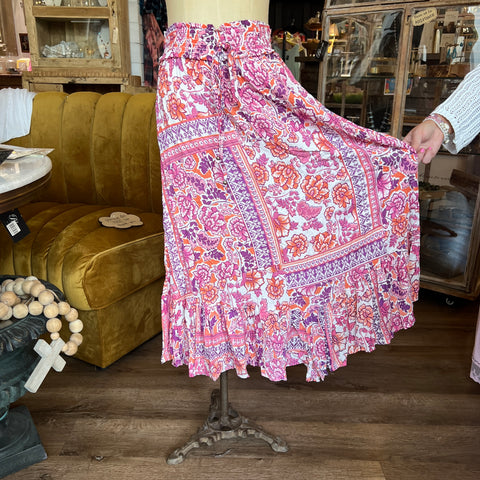 Berry Maxi Skirt