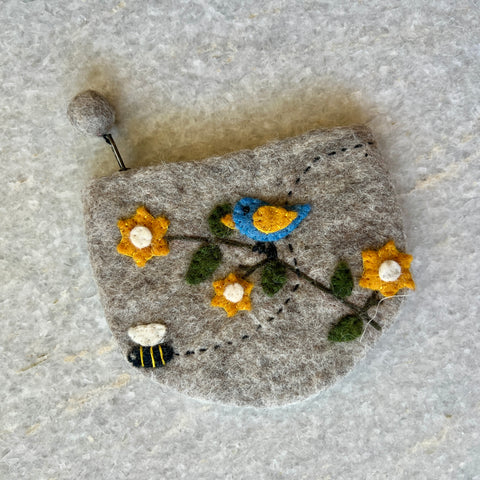 Felt Bee Pouch