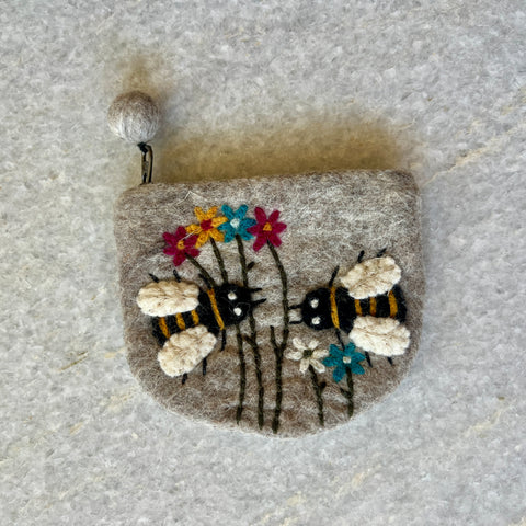 Felt Bee Pouch