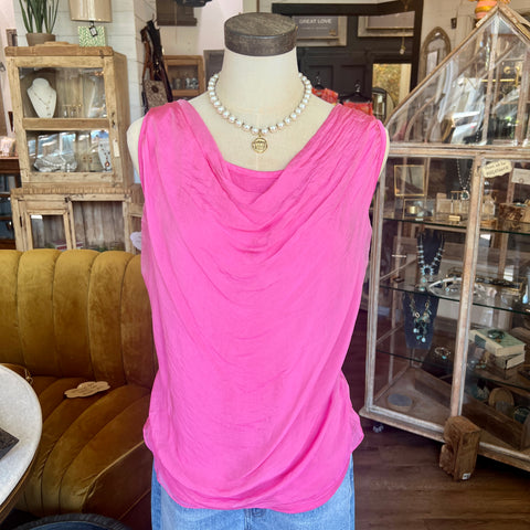 Silk/Viscose Cowl Tank