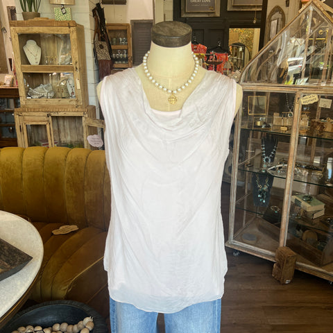 Silk/Viscose Cowl Tank