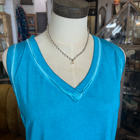Monica Tank - Turquoise