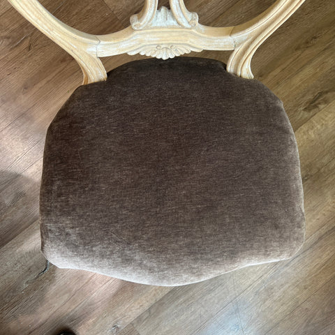 Bleached Wood Chair - Vintage