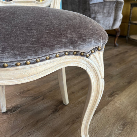 Bleached Wood Chair - Vintage