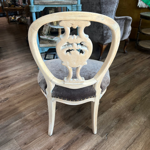 Bleached Wood Chair - Vintage